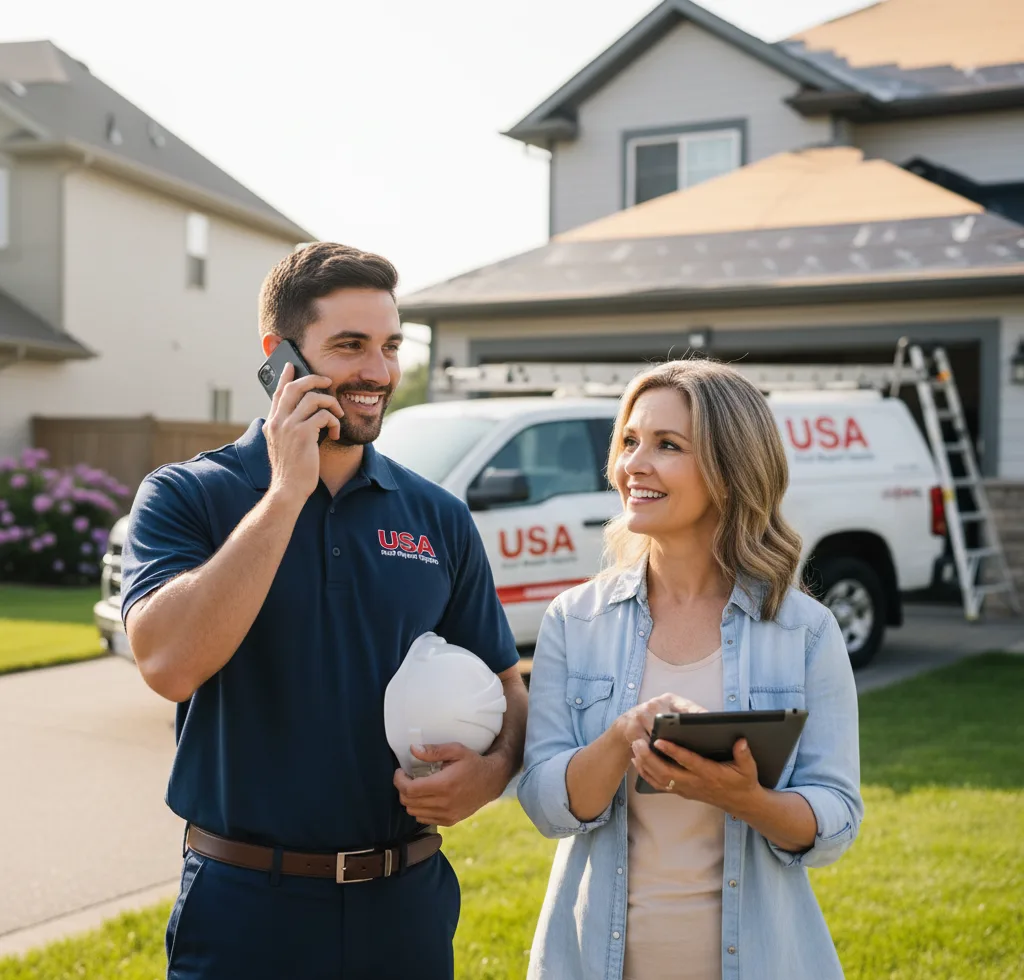 USA Roof Repair Experts customer support in Providence Village
